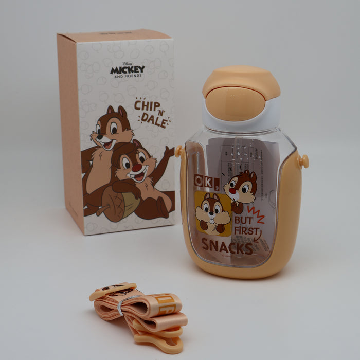 Skater Mickey Mouse & Friends Water Bottle With Straw 550ml
