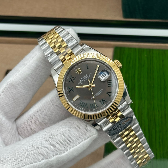 Rolex Datejust 41mm – Two-Tone Steel & Yellow Gold Jubilee Bracelet – Roman Dial