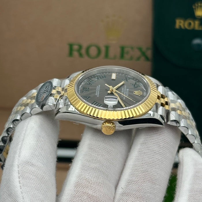 Rolex Datejust 41mm – Two-Tone Steel & Yellow Gold Jubilee Bracelet – Roman Dial