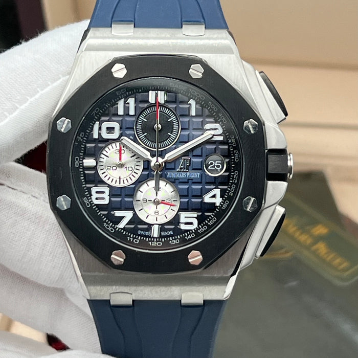 Audemars Piguet Royal Oak Offshore Chronograph 42mm – Blue Dial & Ceramic Bezel