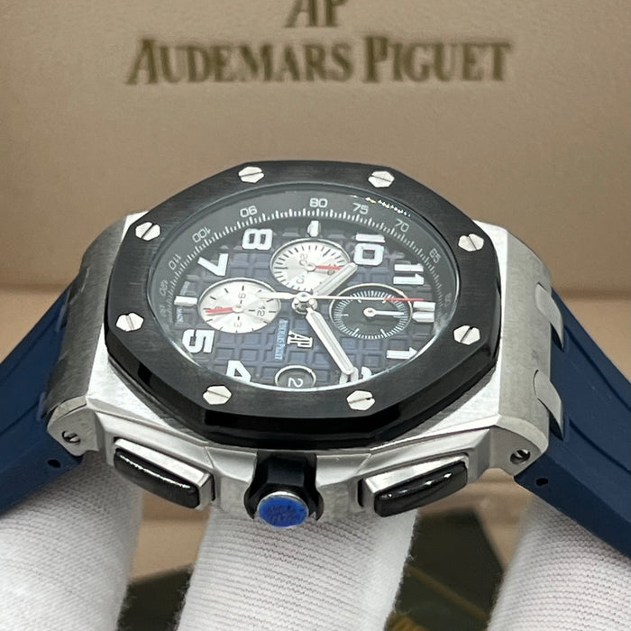Audemars Piguet Royal Oak Offshore Chronograph 42mm – Blue Dial & Ceramic Bezel