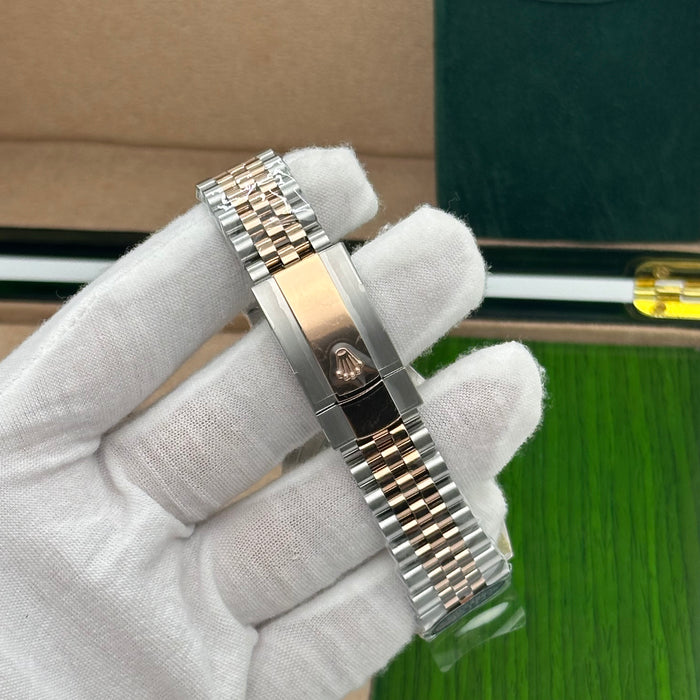 Rolex Datejust 41MM Wimbledon Dial – Slate Grey with Green Roman Numerals