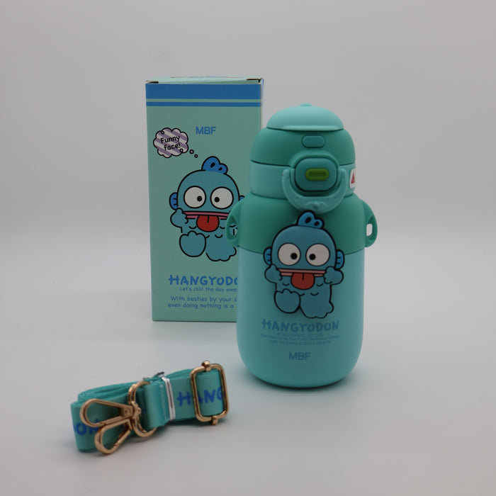 Thermos Cup Kawaii Kuromi Cinnamoroll Student  Cute Cartoon with Strap Stainless Steel Cup Toy Girls Gifts