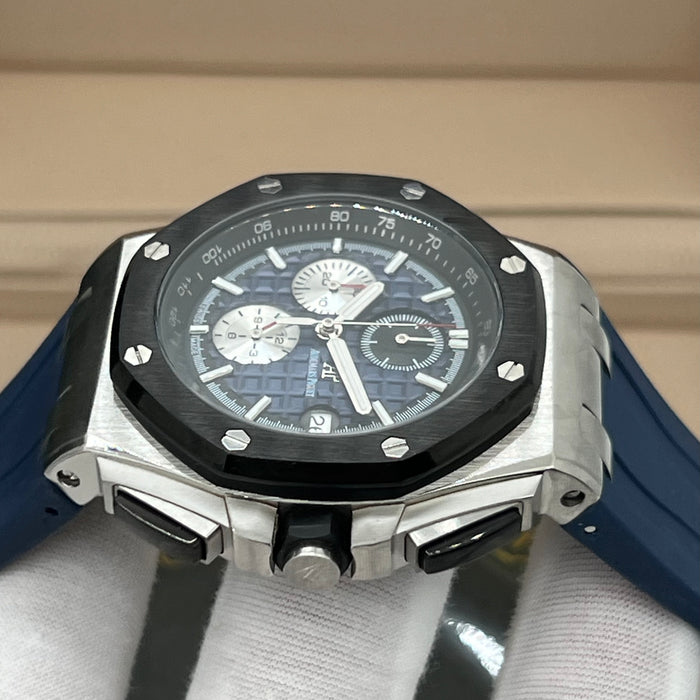 Audemars Piguet Royal Oak Offshore Chronograph 42mm – Blue Dial & Ceramic Bezel