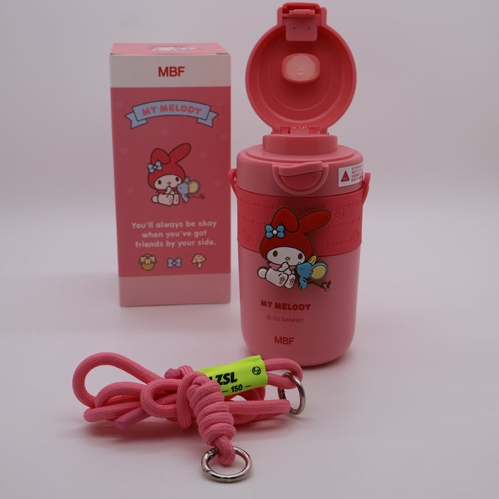 Cinnamoroll 450ml Stainless Steel Vacuum Flask with Double Lid, Straw .