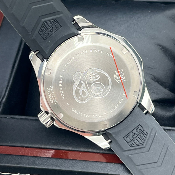 TAG Heuer Aquaracer Quartz 43mm 300M - Black Rubber Strap
