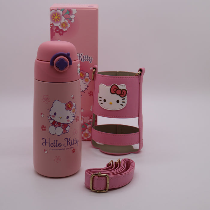 Hello Kitty Mug 500mL Stainless Steel Portable Water Cup  Cartoon Sport
