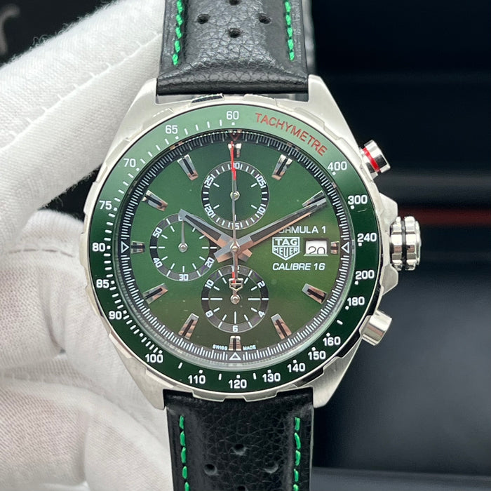 TAG Heuer Formula 1 Calibre 16 Automatic Chronograph 44mm Green Dial