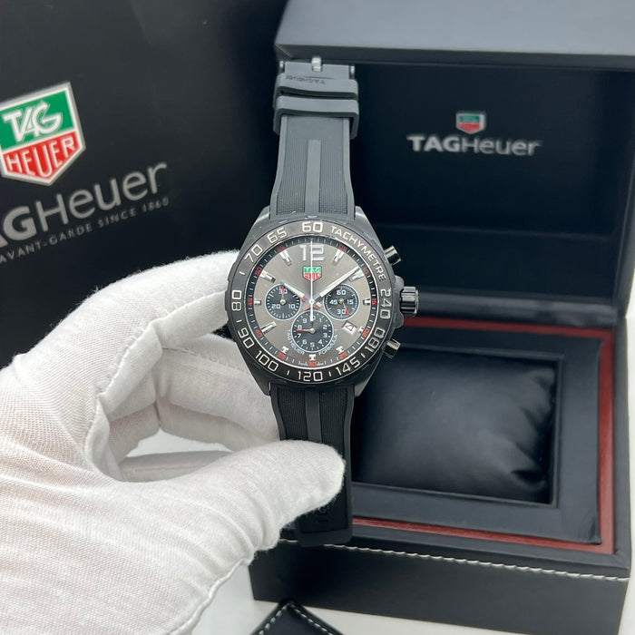 TAG Heuer Formula 1 Quartz Chronograph Anthracite Dial - Black Rubber Strap
