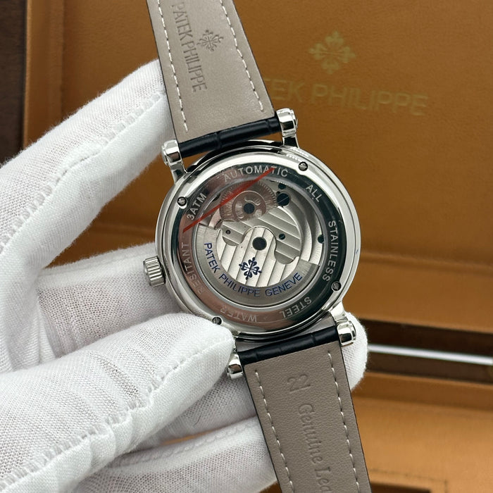Patek Philippe Nautilus Moonphase Stainless Steel – White Dial
