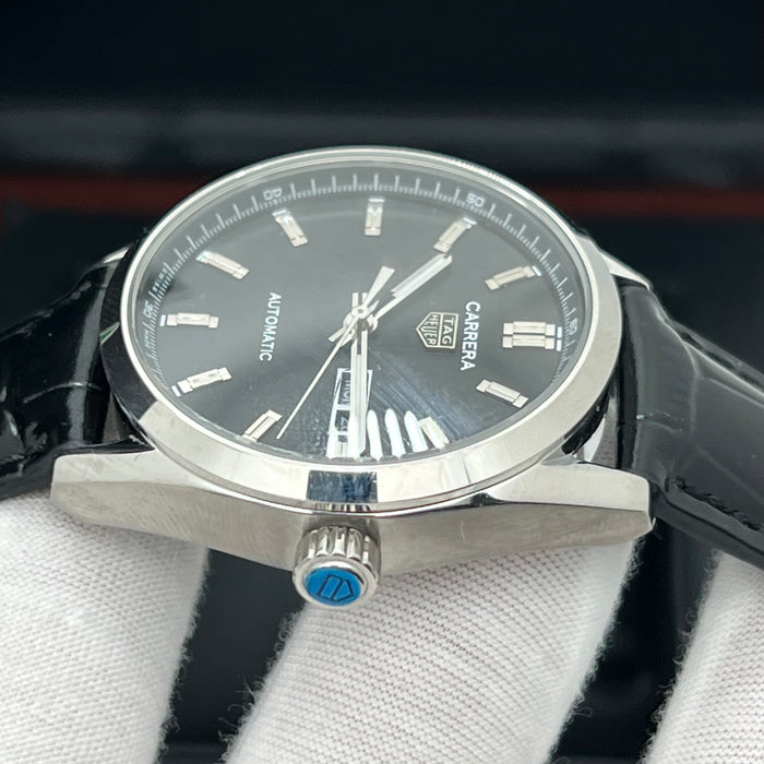 TAG Heuer Formula 1 Quartz Chronograph Grey Dial - Black Leather Strap