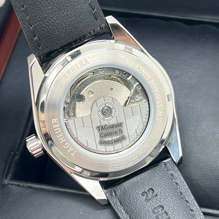 TAG Heuer Formula 1 Quartz Chronograph Black Titanium Grey Dial - Black Leather Strap