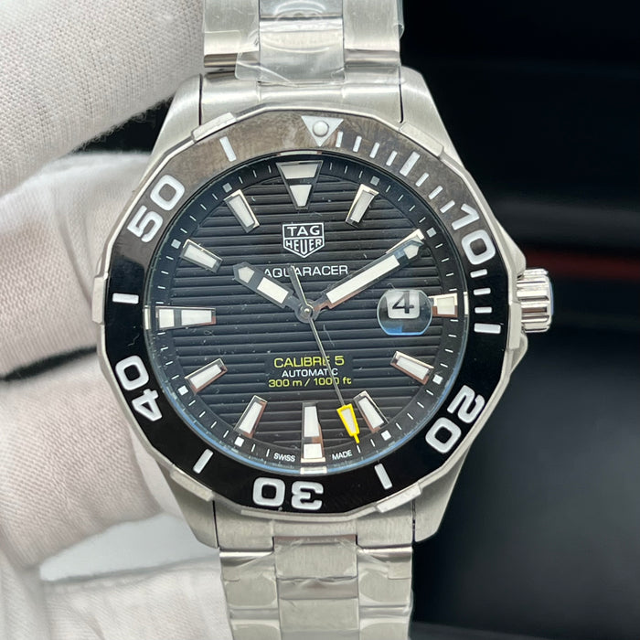 TAG Heuer Aquaracer Calibre 5 Automatic Black Dial