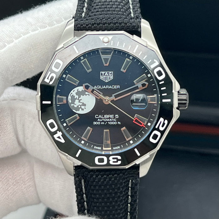 TAG Heuer Aquaracer Calibre 5 Automatic Moon Dial China Space Exploration
