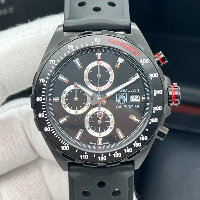 TAG Heuer Carrera Calibre 5 Day-Date Blue Dial Steel Bracelet