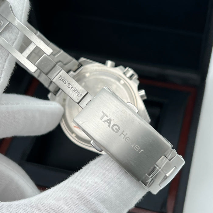 TAG Heuer Carrera Calibre 5 Day-Date Black Dial Alligator