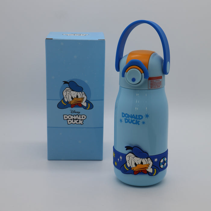 DISNEY Kid's Water Bottle With Straw With Handle Tritan Stainless Steel (450ml)