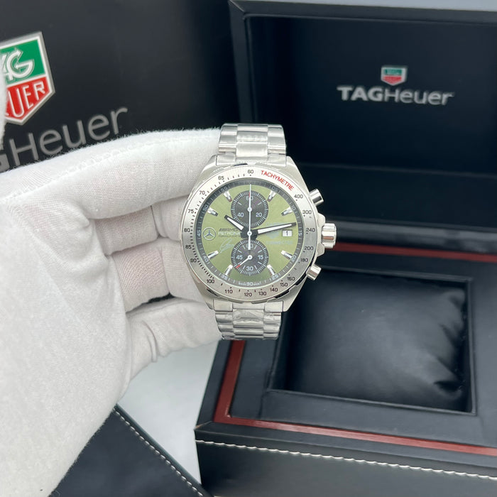 TAG Heuer Formula 1 Chronograph Mercedes-AMG Petronas F1 Special Edition Green Dial Watch
