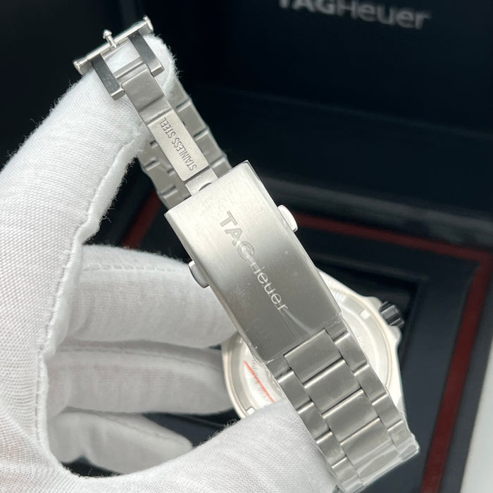 TAG Heuer Formula 1 Quartz White Dial Black Rotating Bezel Stainless Steel Watch