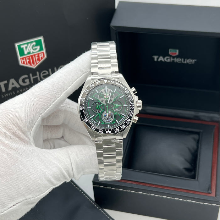 TAG Heuer Formula 1 Chronograph Tourbillon Mario Kart Special Edition Green Accents Watch
