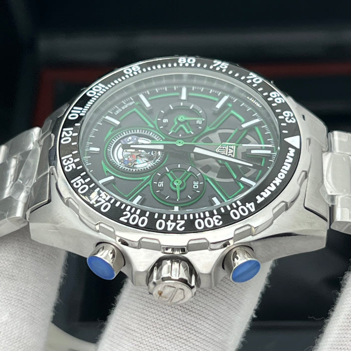 TAG Heuer Formula 1 Chronograph Tourbillon Mario Kart Special Edition Green Accents Watch