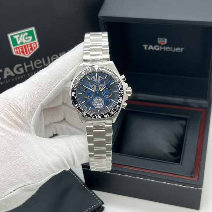 TAG Heuer Formula 1 Chronograph Tourbillon Mario Kart Special Edition Blue Accents Watch