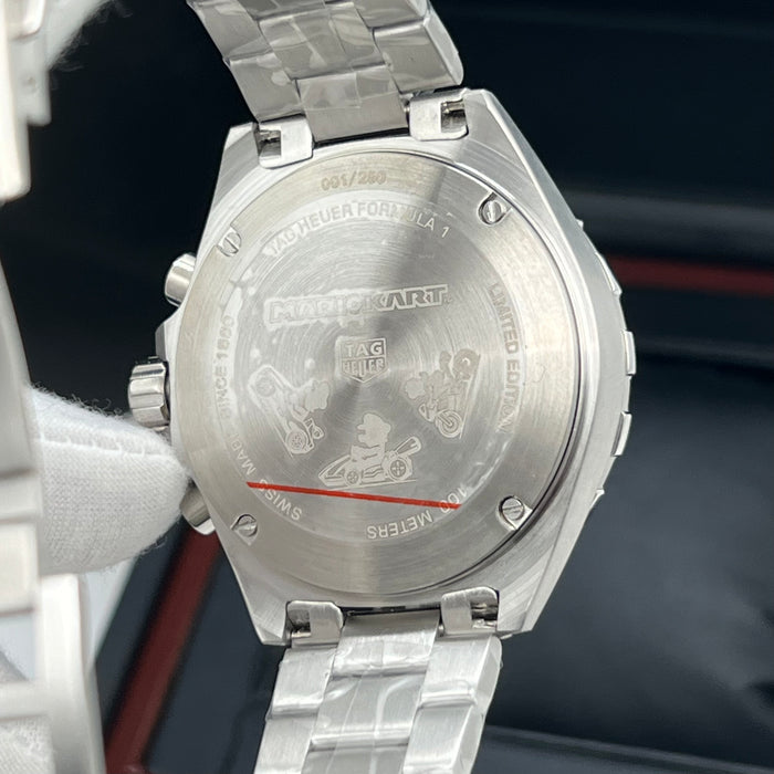 TAG Heuer Formula 1 Chronograph Tourbillon Mario Kart Special Edition Blue Accents Watch