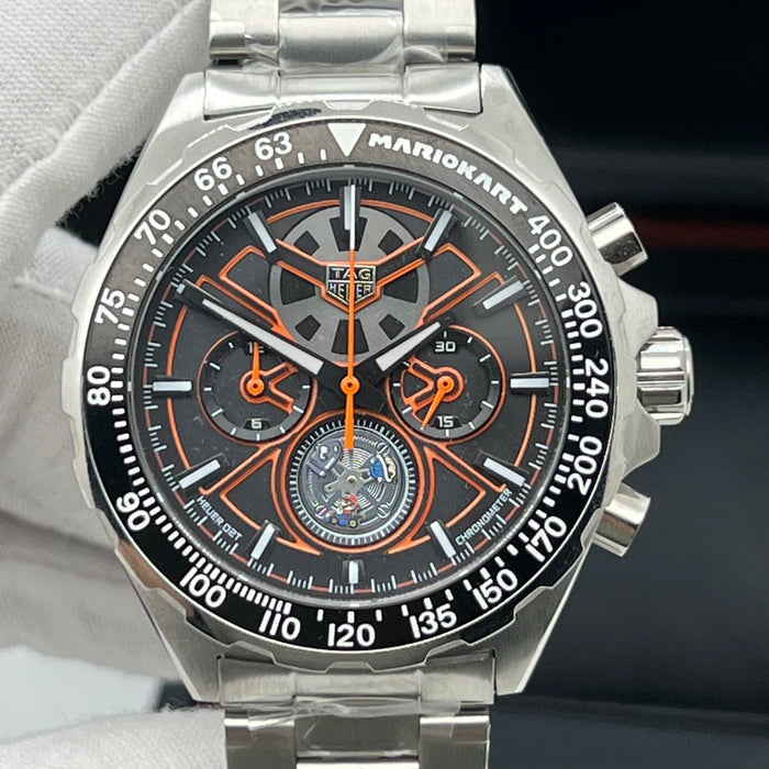 TAG Heuer Formula 1 Chronograph Tourbillon Mario Kart Special Edition Red Accents Watch