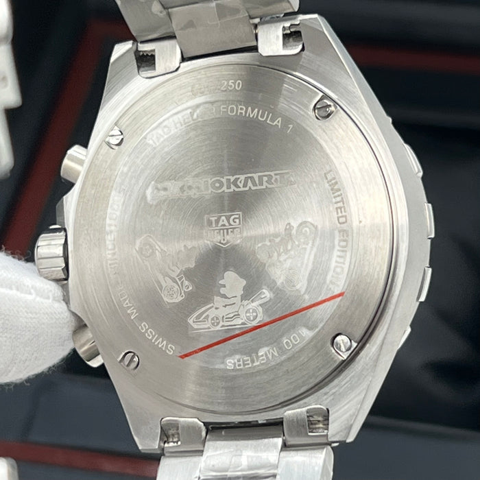 TAG Heuer Formula 1 Chronograph Tourbillon Mario Kart Special Edition Red Accents Watch