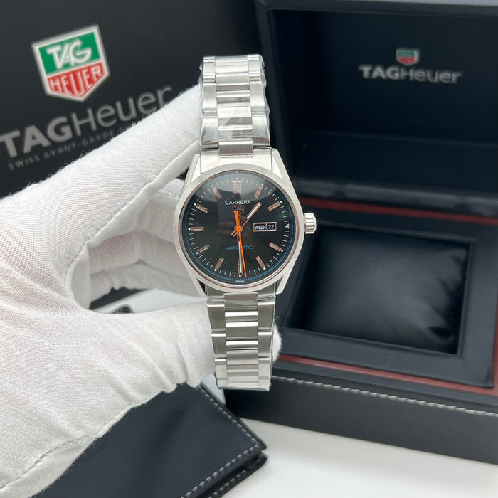 TAG Heuer Carrera Twin-Time Calibre 7 Automatic GMT 41mm (Black Dial)