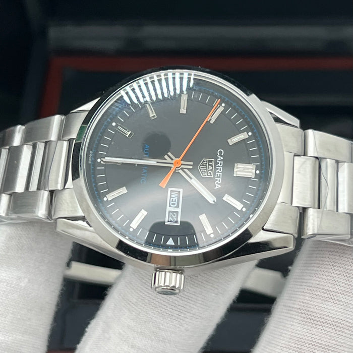 TAG Heuer Carrera Twin-Time Calibre 7 Automatic GMT 41mm (Black Dial)