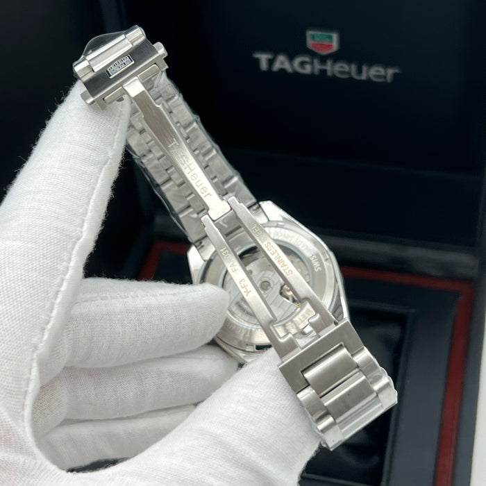 TAG Heuer Carrera Twin-Time Calibre 7 Automatic GMT 41mm (Black Dial)