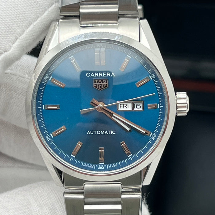TAG Heuer Carrera Calibre 5 Day-Date Automatic 41mm (Blue Dial)