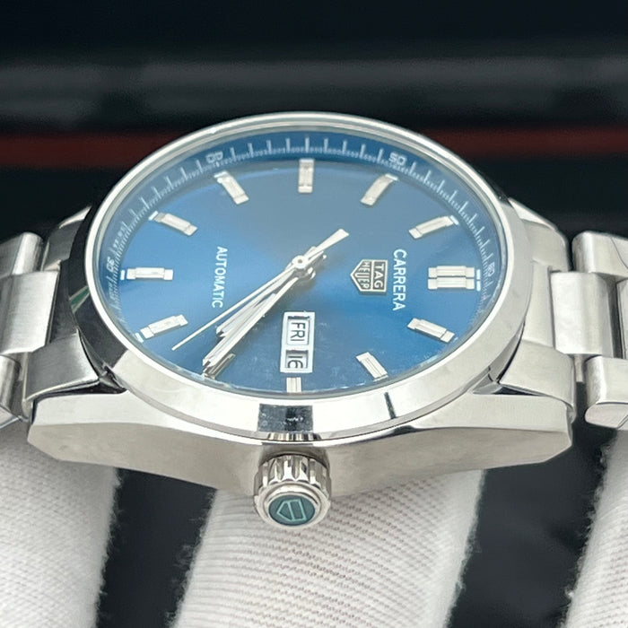 TAG Heuer Carrera Calibre 5 Day-Date Automatic 41mm (Blue Dial)