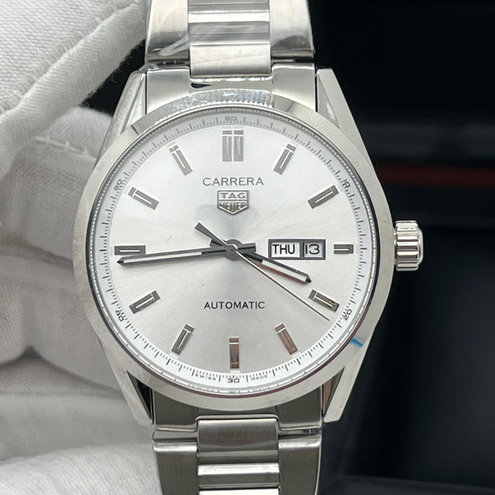 TAG Heuer Carrera Calibre 5 Day-Date Automatic 41mm (Silver Dial)