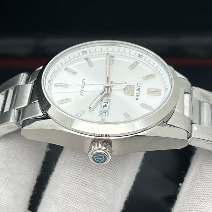 TAG Heuer Carrera Calibre 5 Day-Date Automatic 41mm (Silver Dial)
