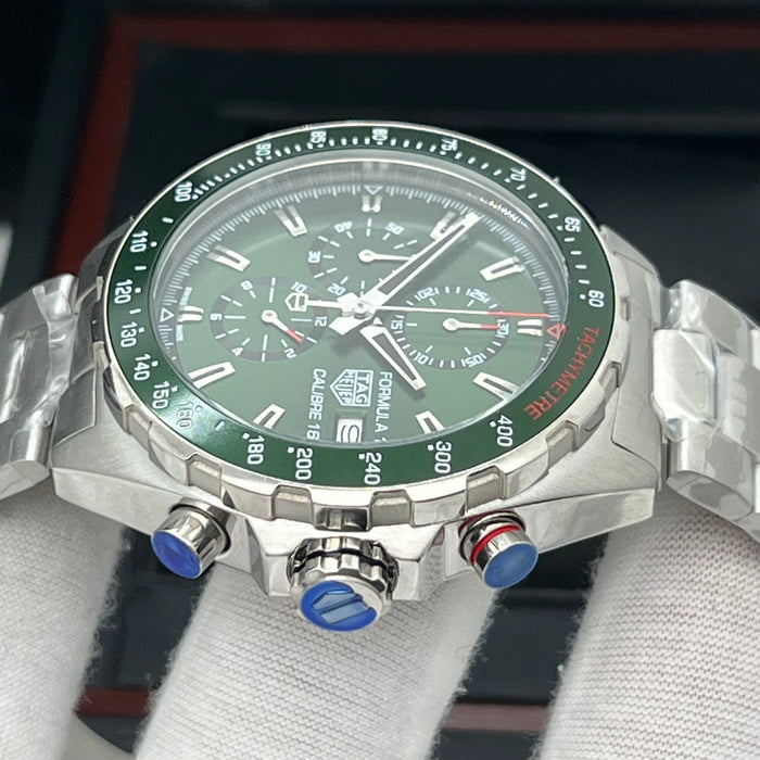 TAG Heuer Formula 1 Calibre 16 Automatic Chronograph 44mm (Green Dial)