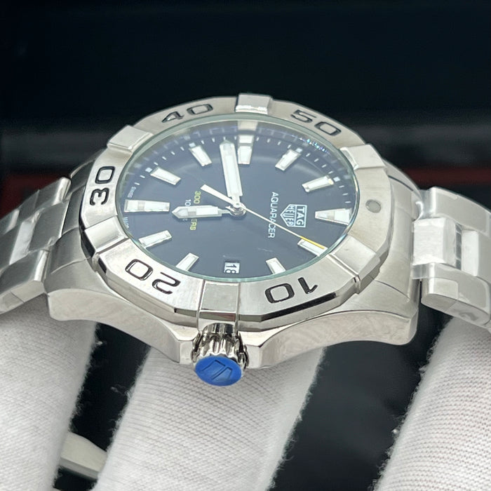 TAG Heuer Aquaracer 300m Black Dial Stainless Steel Bezel Automatic Men's Watch