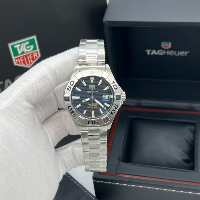 TAG Heuer Aquaracer Professional 200 Solargraph Black Dial Solar-Powered Steel Watch