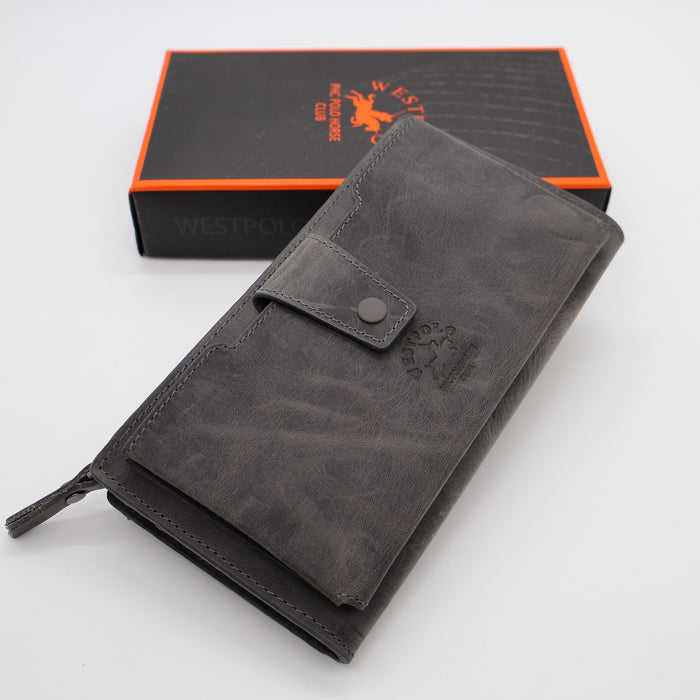 Original West Polo Leather long wallet