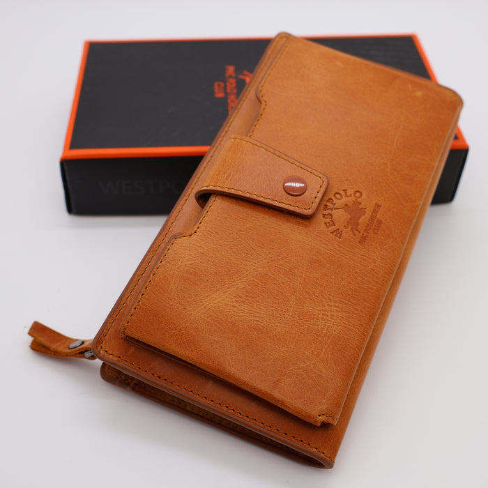 Original West Polo Leather long wallet