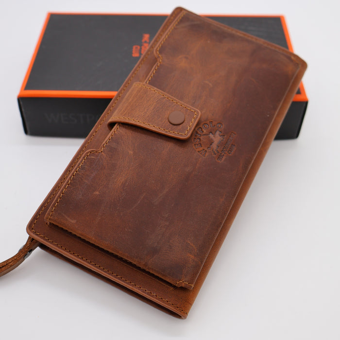 Original West Polo Leather long wallet