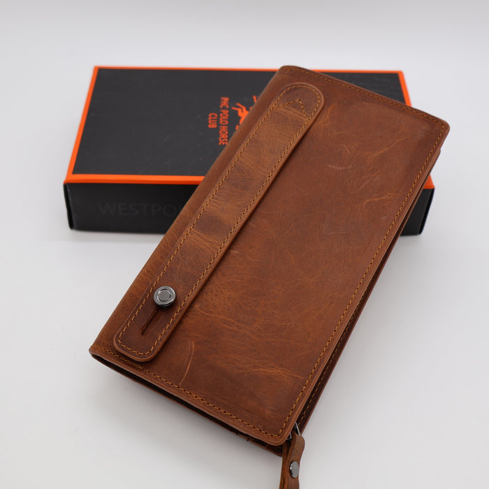 Original West Polo Leather long wallet