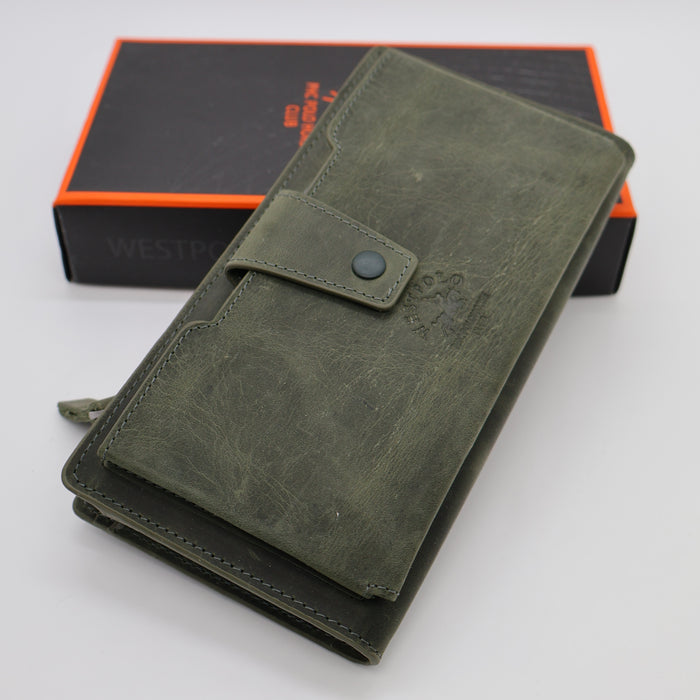 Original West Polo Leather long wallet