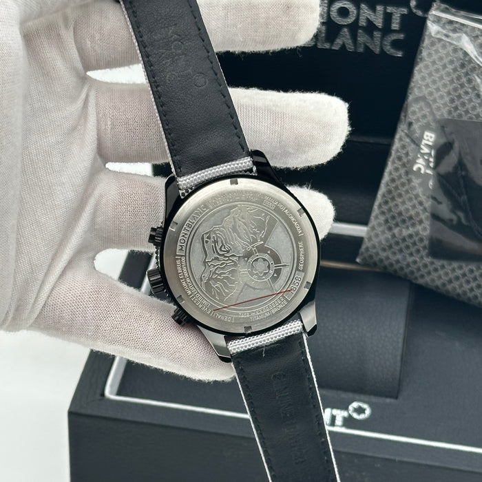 Montblanc Star Legacy Chronograph Automatic 42mm – Blue Dial, White Alligator Strap