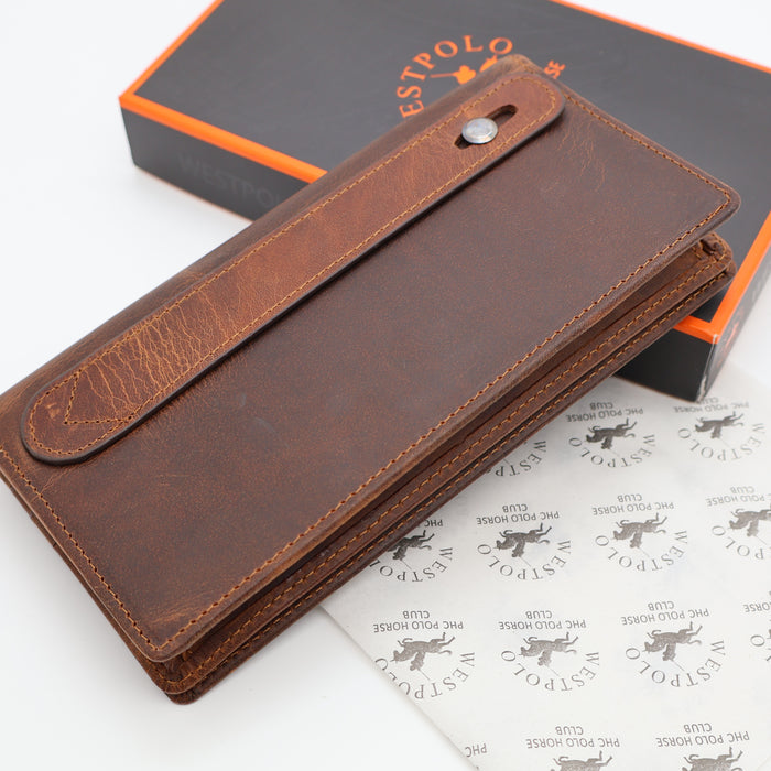 Original West Polo Long Leather Wallet