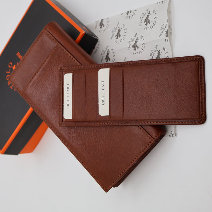 Original West Polo Leather Long Wallet