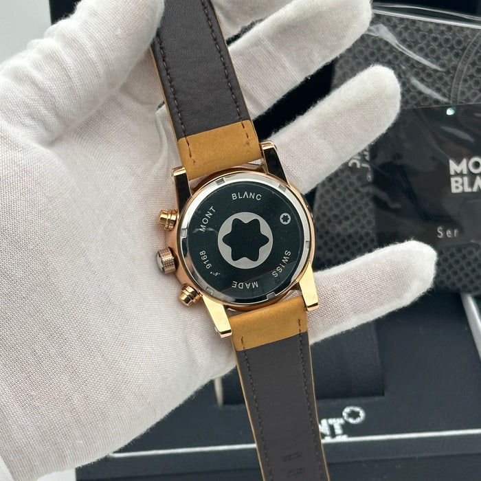 MontBlanc TimeWalker Chronograph Gold - Tone Watch