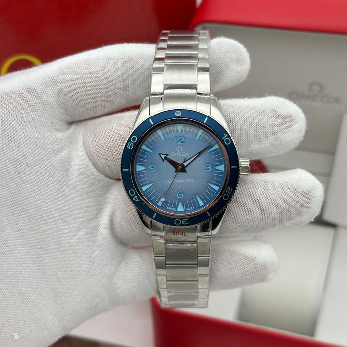 Omega × Swatch Seamaster 300 – Blue Ocean Edition (Automatic Homage)