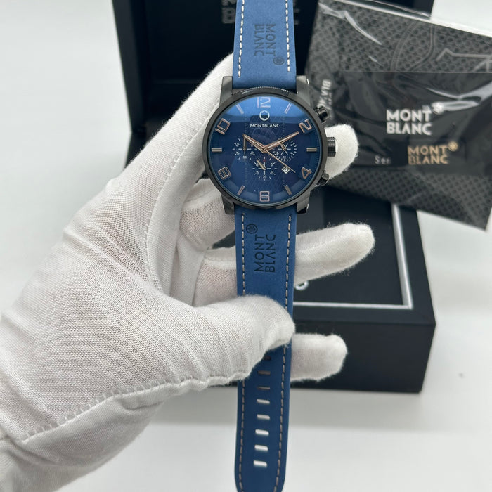 MontBlanc TimeWalker Chronograph Blue Edition